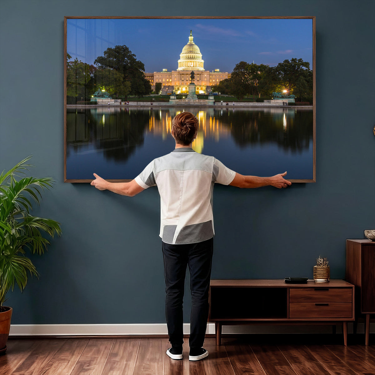 US Capitol Building Wall Art Canvas Print – Washington DC