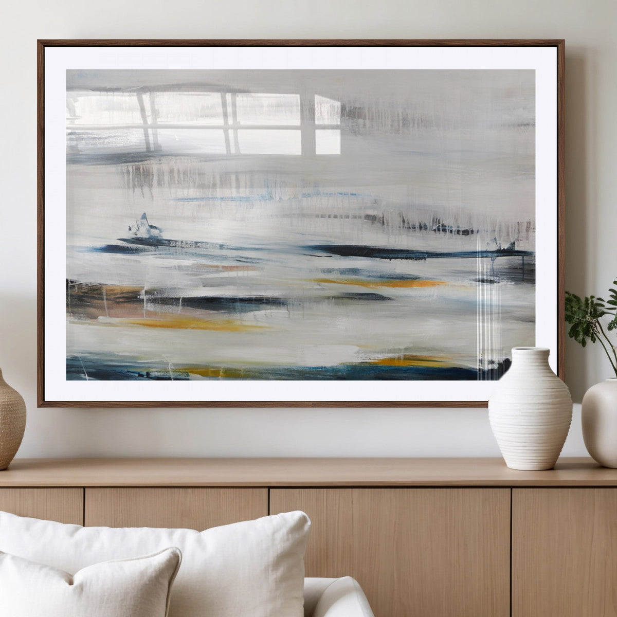 Soft Color Abstract Canvas Print