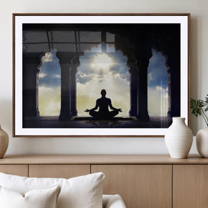 Women and Yoga Wall Art Canvas Print