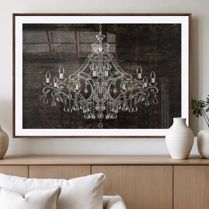 Rustic Chandelier Canvas Print