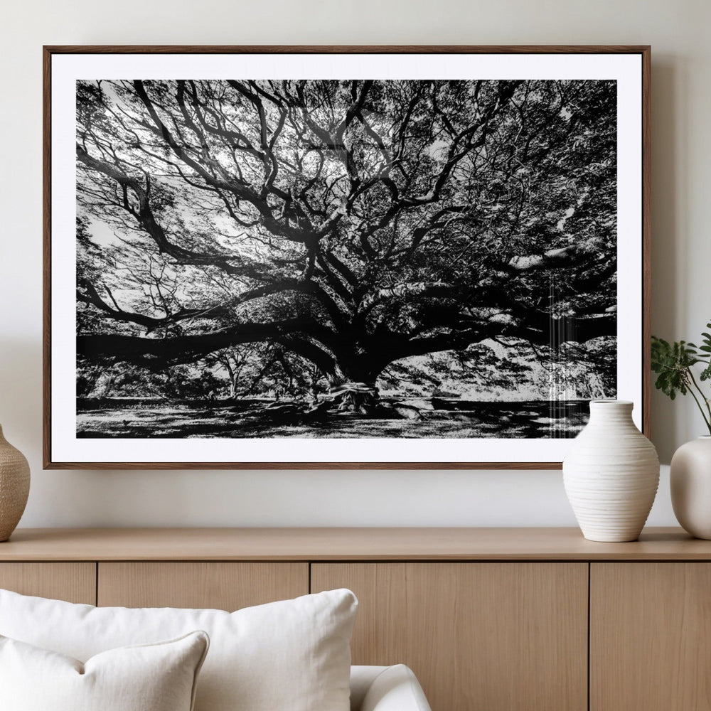 Mighty Angel Oak Wall Art | Angel Oak Tree Art Print