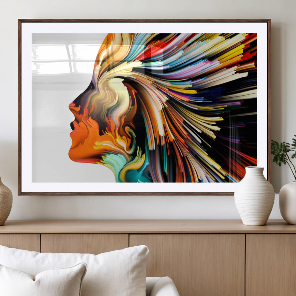 Profile Colors Canvas Print