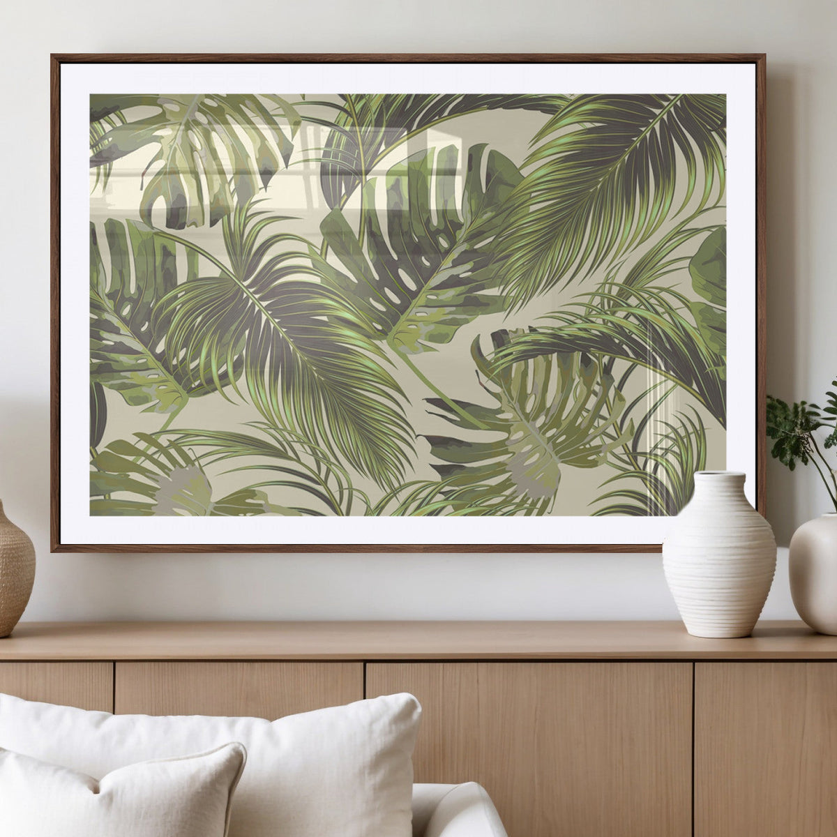 Palm Leaves Canvas Print