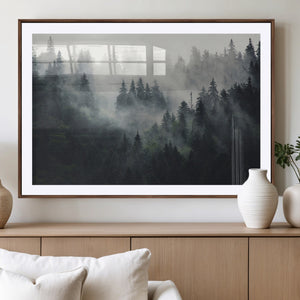 Nature Wall Decor - Serene Triptych Nature Print – Woodland