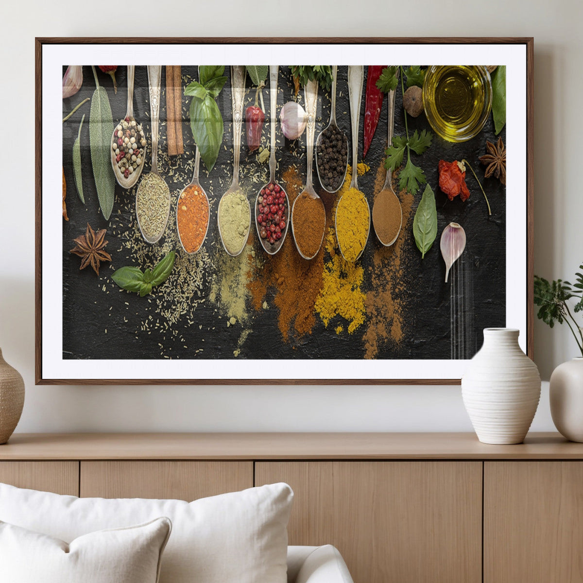 Spices Wall Art Canvas Print