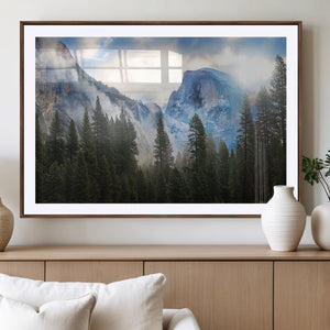 Half Dome Yosemite Calinia Wall Art Canvas Print El Capitan