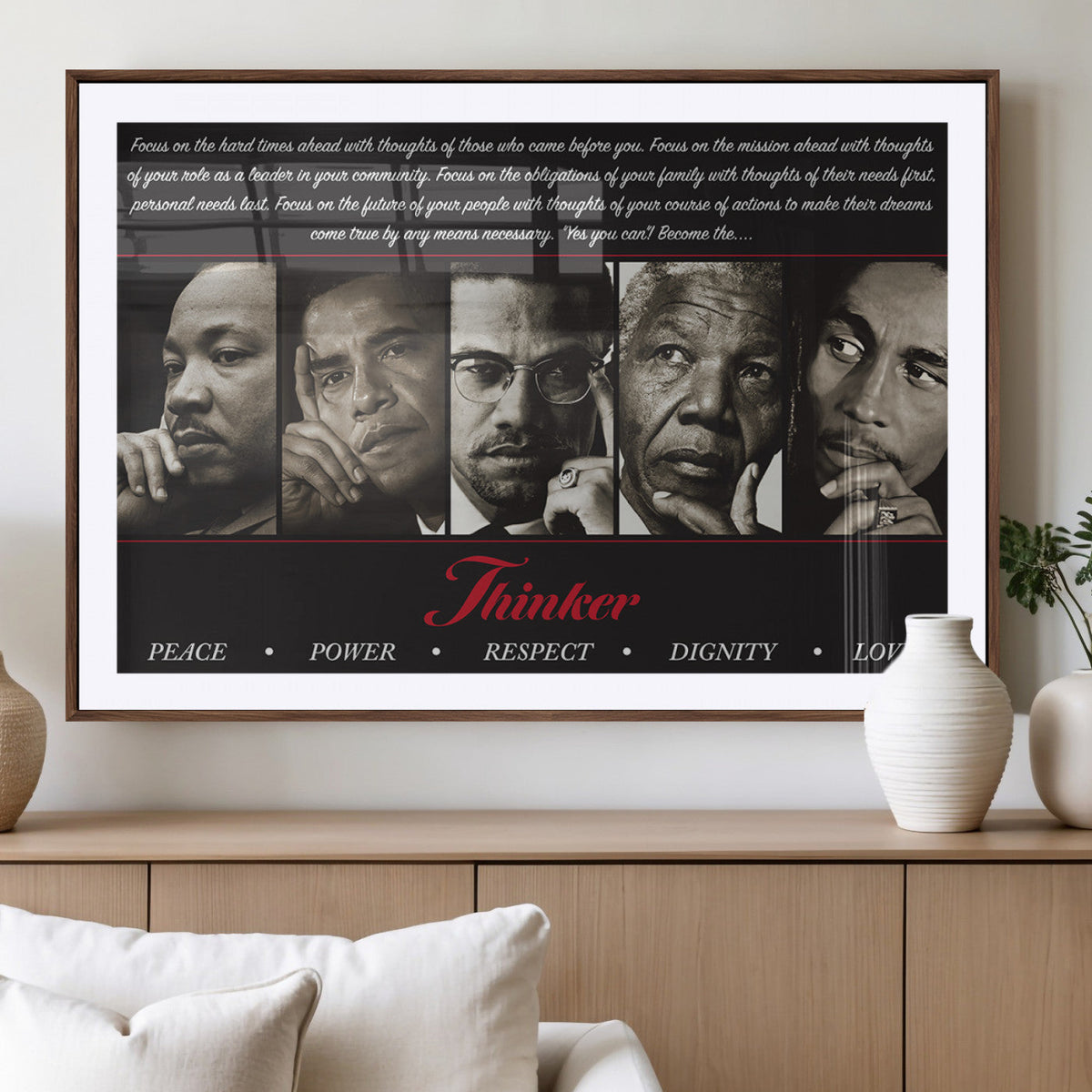 Thinkers of Wall Art Canvas Print - Inspirational Wall Art