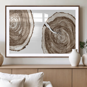 Wood Tree Ring Wall Art Canvas Prints, Tree Rings –