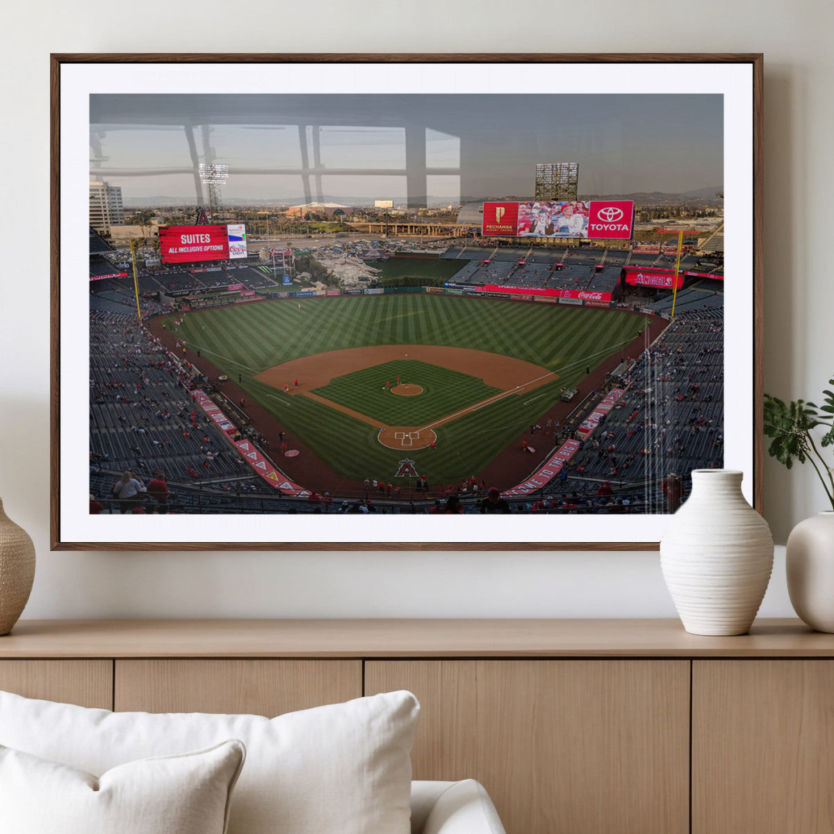 Los Angeles Angels Baseball Canvas Print - Anaheim Angel