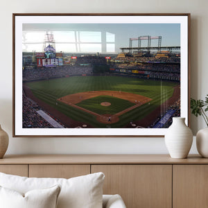 Colorado Rockies Coors Field Wall Art Canvas Print - MLB