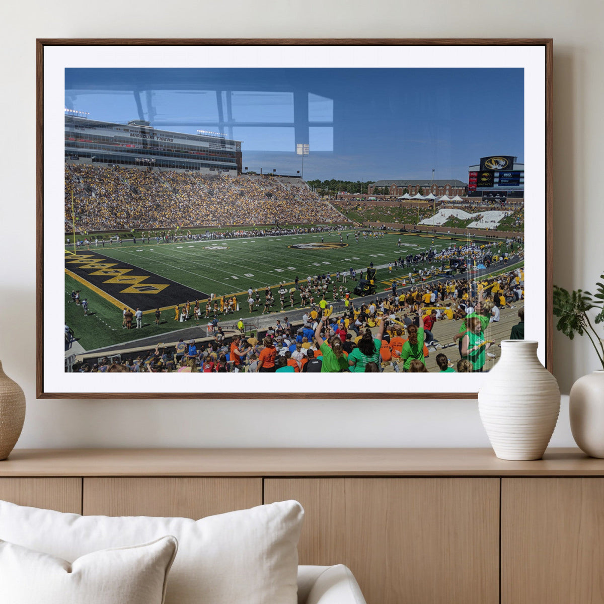University of Missouri Tigers Football Team Print - Columbia