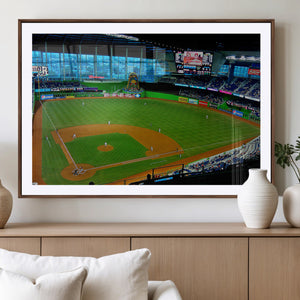 Miami Marlins Baseball Team Print - Miami LoanDepot Park