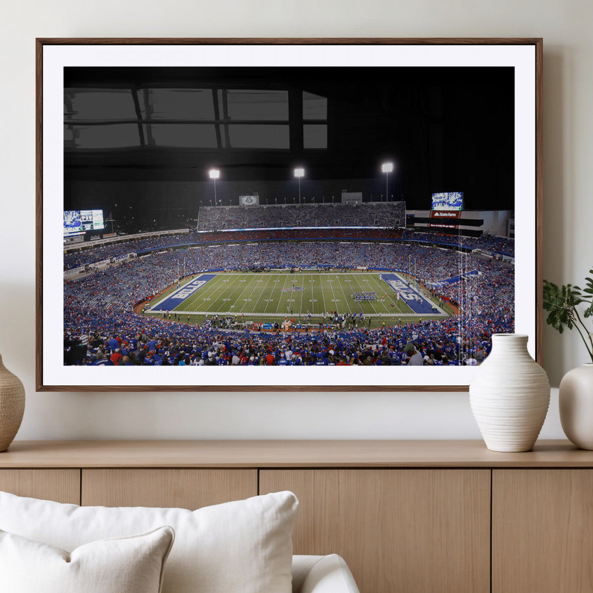 Buffalo Bills Wall Art - Buffalo Bills Stadium Canvas Print,