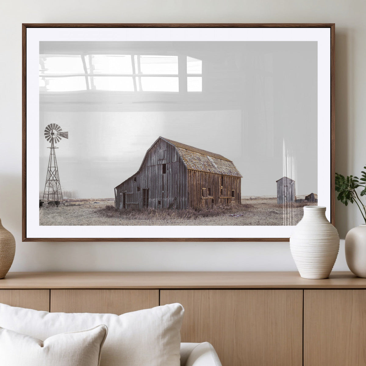 Set of 3 Rustic Farmhouse Wall Art Prints – Country Barn,
