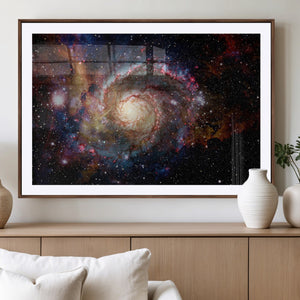 Nebula and Galaxies in Space Wall Art Canvas Print, Spiral