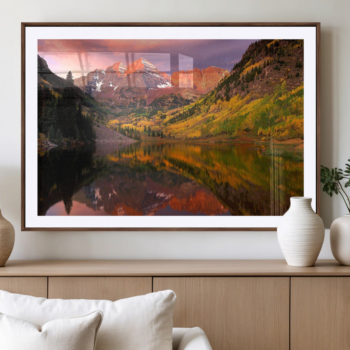 Colorado Rockies Mountain Sunset Wall Art | Ready to Hang