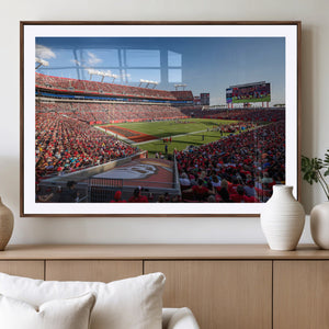Florida Tampa Raymond James Stadium Wall Art Canvas Print -