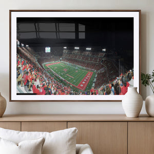 Houston Cougars Football Team Print - Houston TDECU Stadium