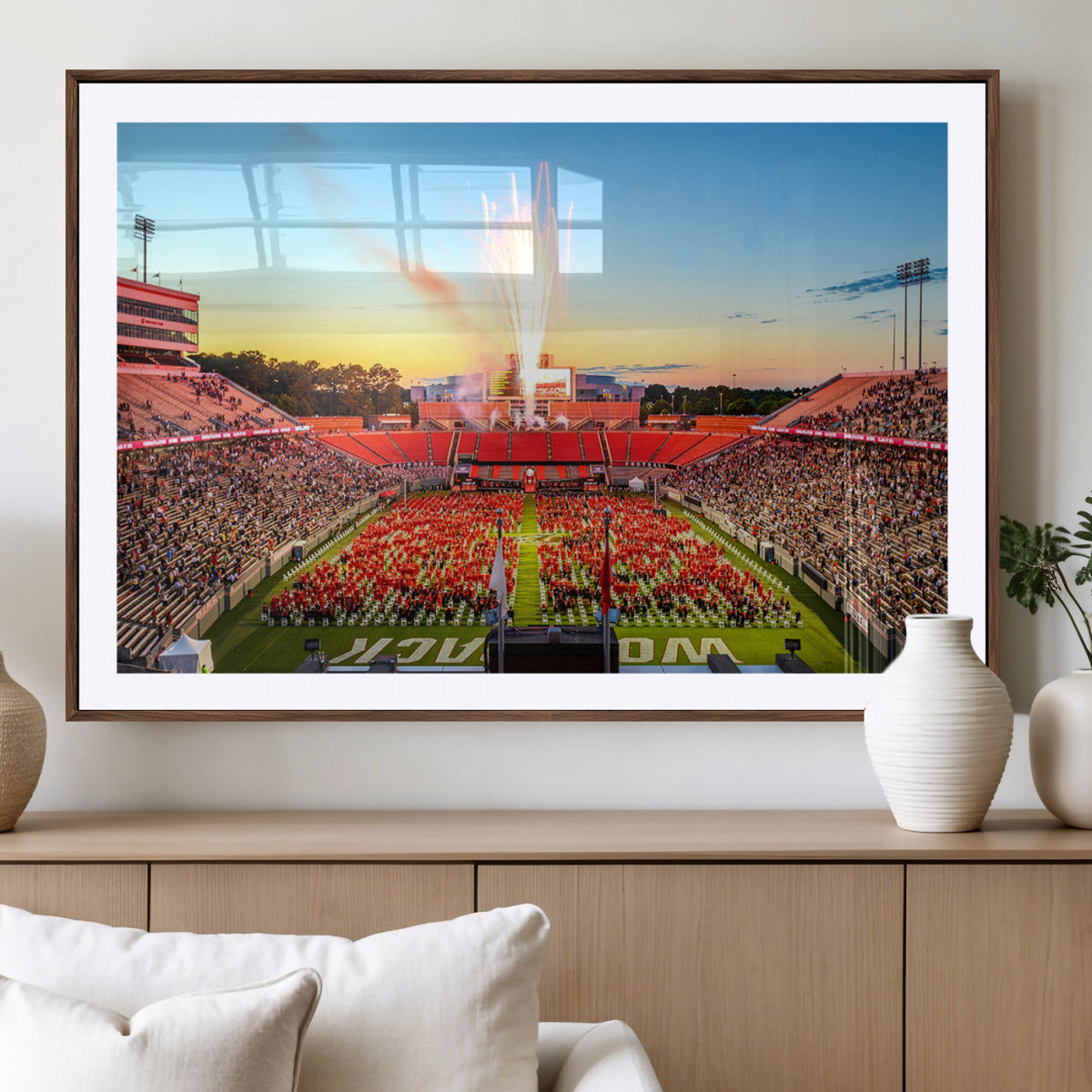 North Carolina State University Canvas Print, North Carolina