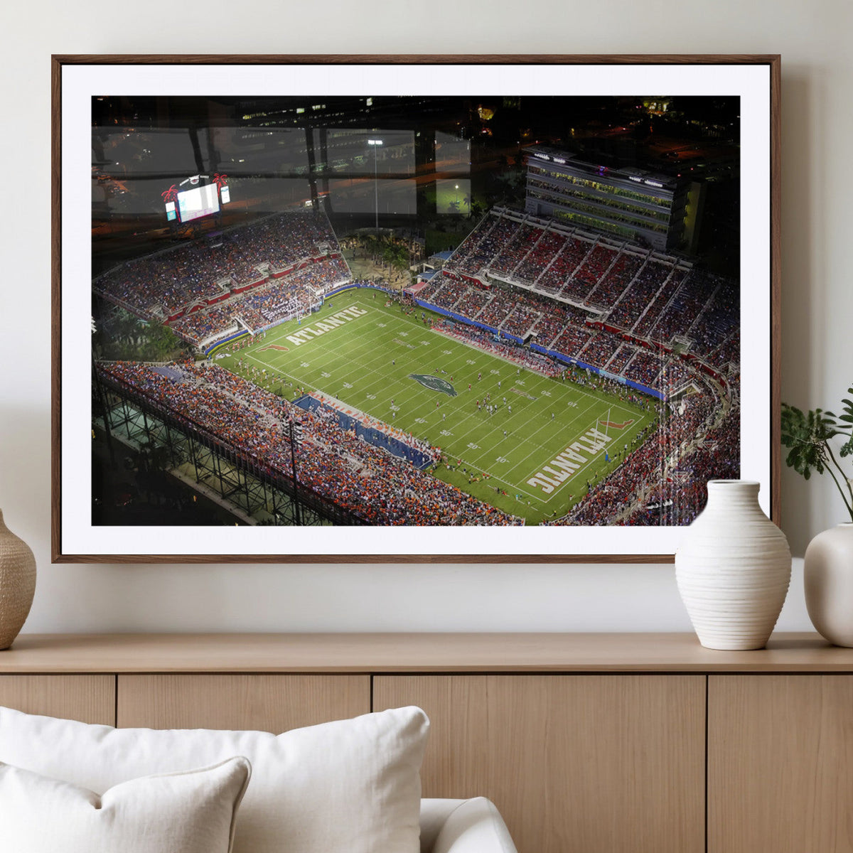 Florida Atlantic University Owls Canvas Print, Football Team