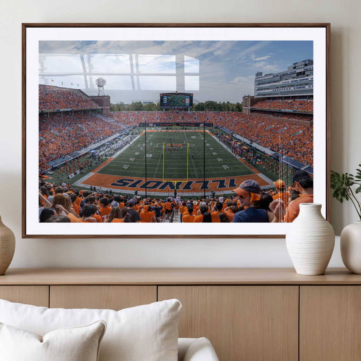 University of Illinois Fighting Illini Football Team Print
