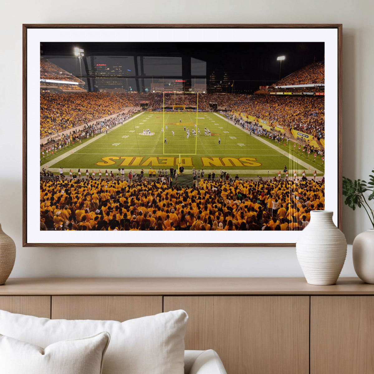 ASU Sun Devils Football Team Print - Phoenix Mountain