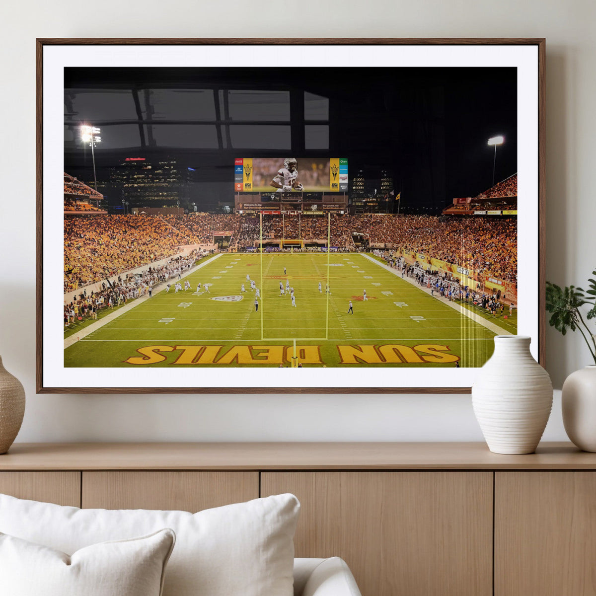 ASU Sun Devils Football Team Print - Phoenix Mountain