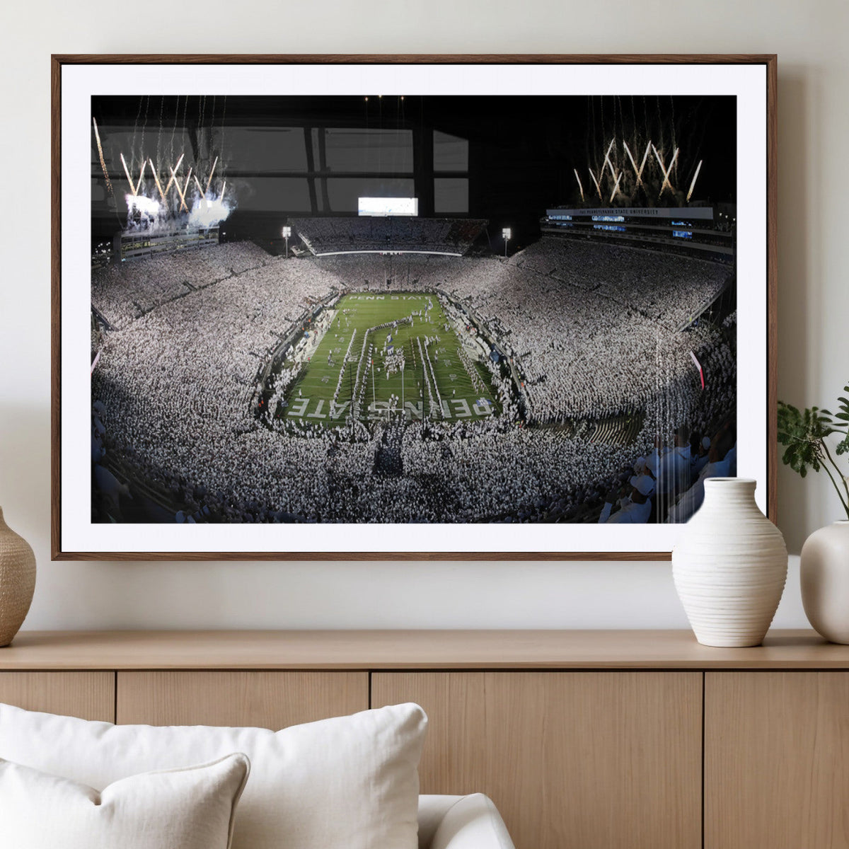 Penn State Beaver Stadium Canvas Wall Art - Nittany Lions