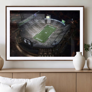 Michigan State Spartans Football Team Print - East Lansing
