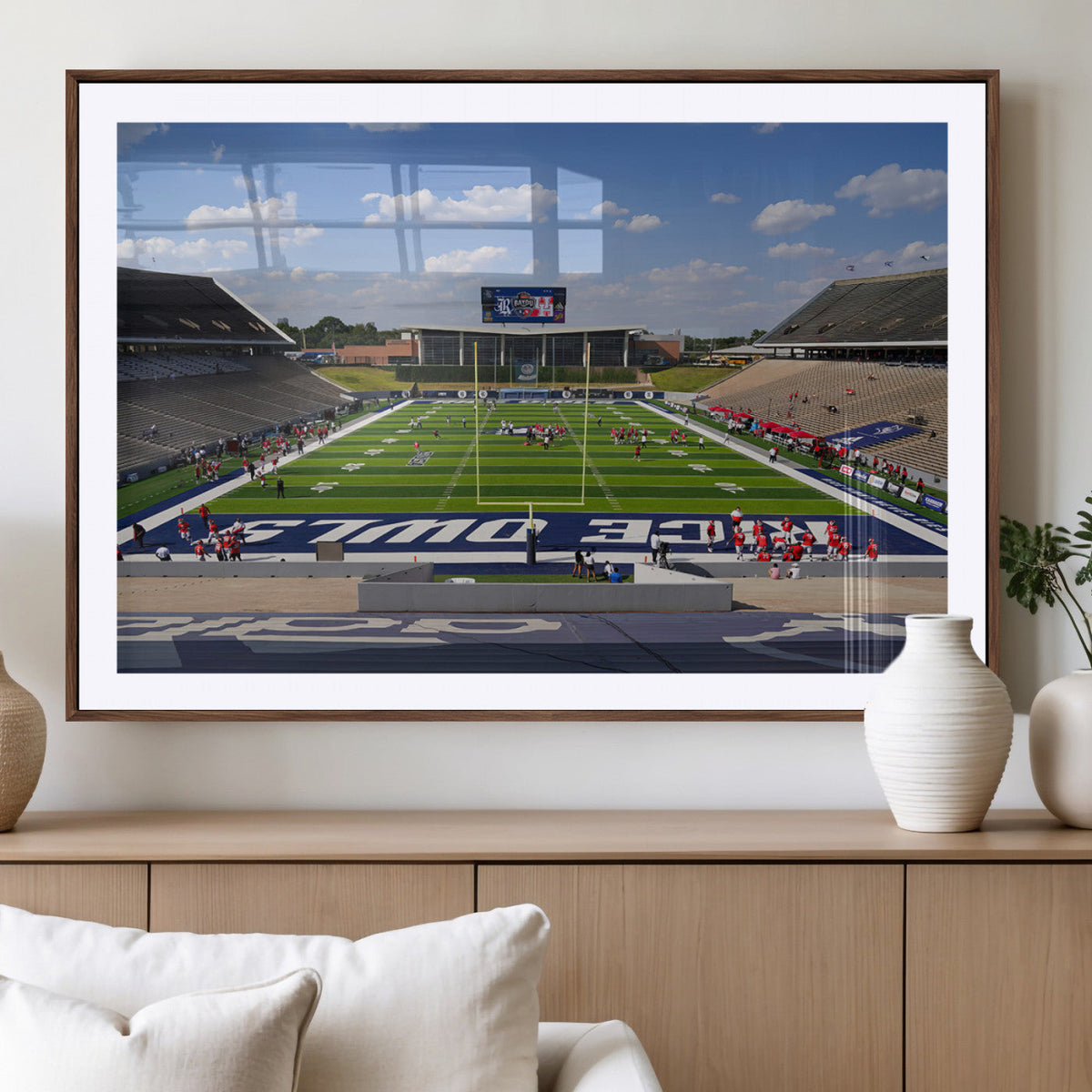 Rice University Owls Football Team Print - Houston Rice