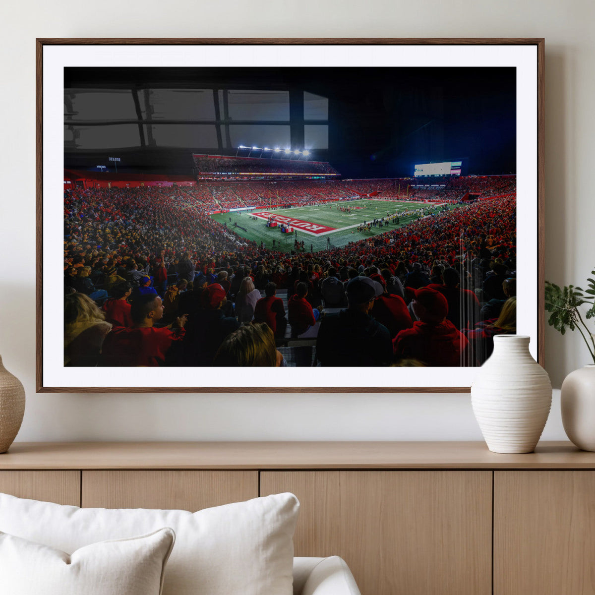 Rutgers Scarlet Knights Football Team Print - SHI Stadium,