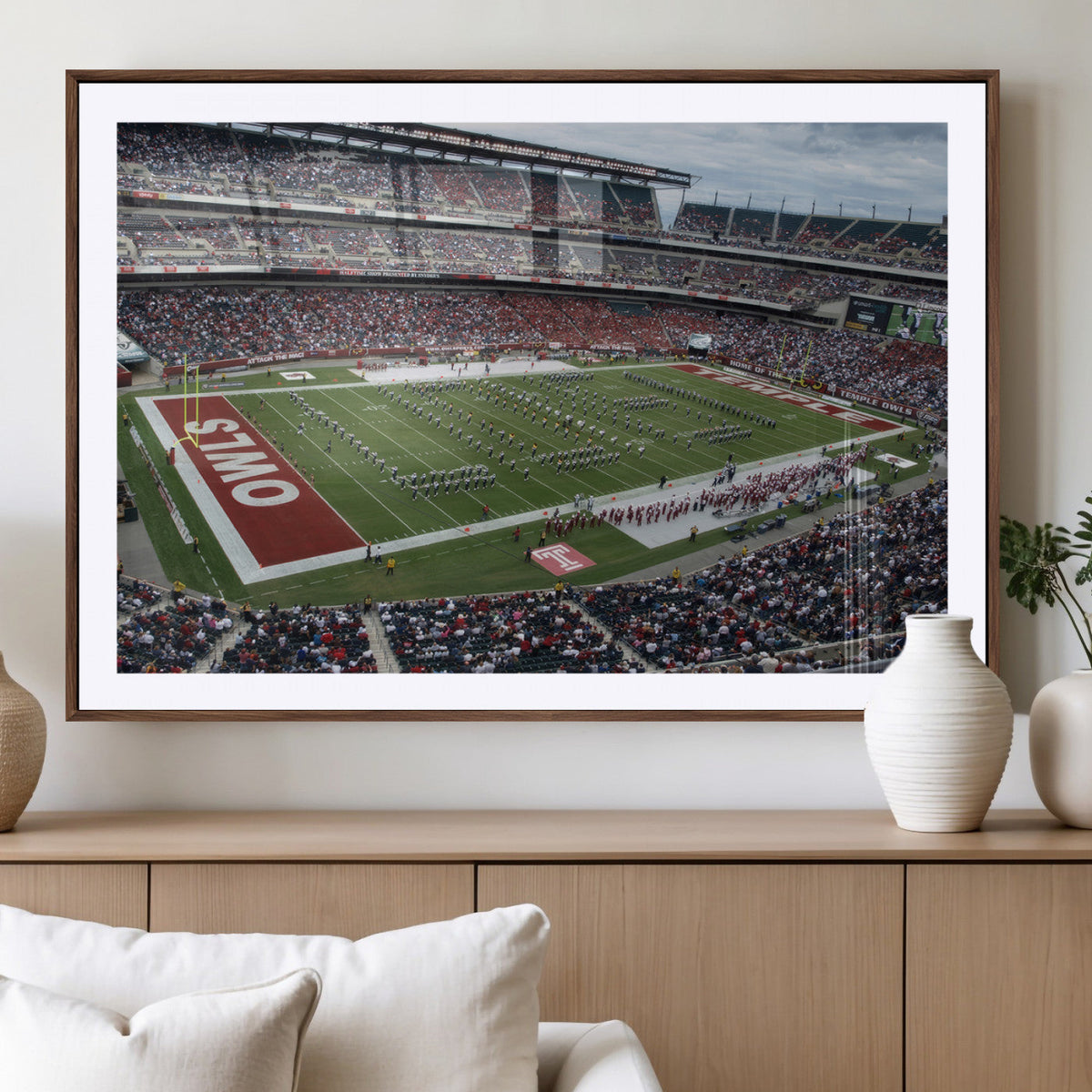 The Temple University Owls Athletics Team Print -