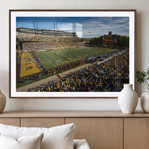 University of Wyoming Cowboys Football Team Print - Laramie