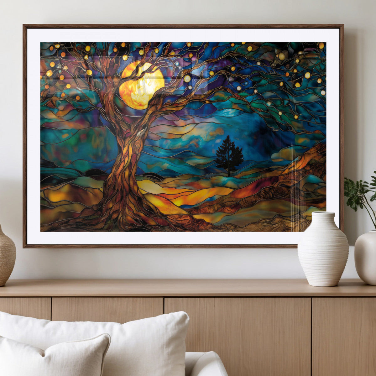 Tree of Life Wall Art - Yggdrasil Tree of Life Canvas Print