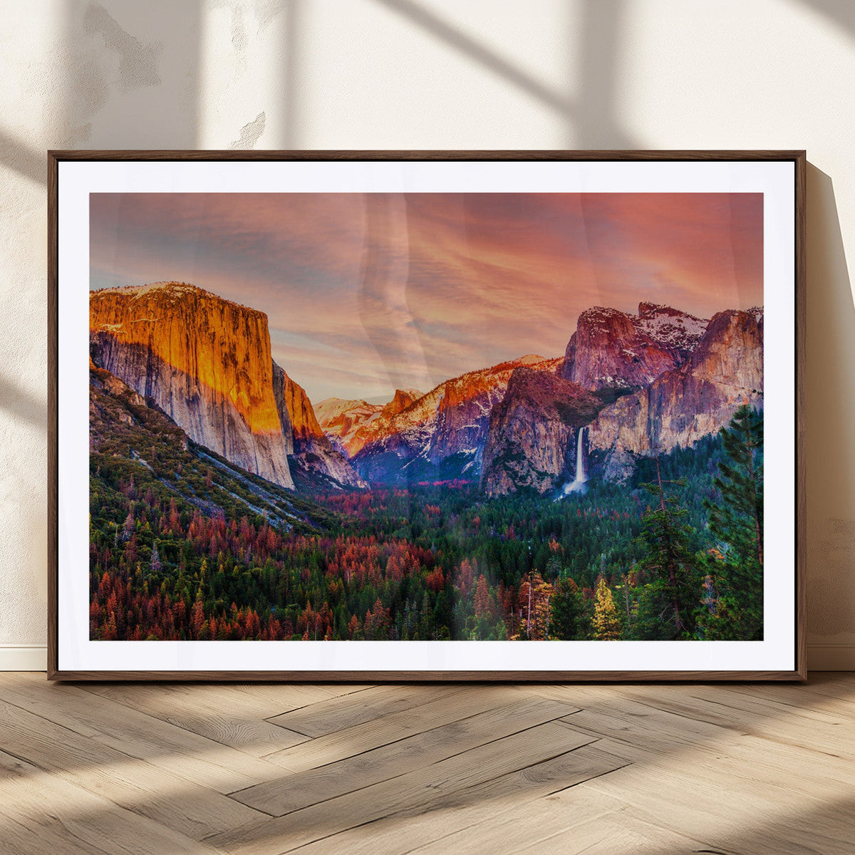Yosemite Nal Park Wall Art Landscape Canvas Print El Capitan