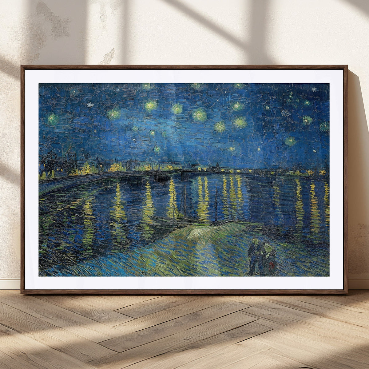 Vincent van Gogh Starry Night over the Rhone Abstract Wall