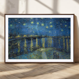 Vincent van Gogh Starry Night over the Rhone Abstract Wall
