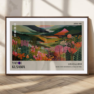 Yayoi Kusama Japan 1986 Wall Art Canvas Print – Vibrant