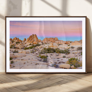 Vibrant Sunset Sky Wall Art Canvas Print – Framed Joshua