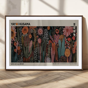 Modern Japanese Wall Art Canvas Print – Framed Abstract