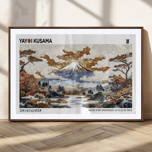 Modern Japanese Wall Art Canvas Print – Framed Abstract