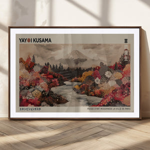 Modern Japanese Wall Art Canvas Print – Framed Abstract