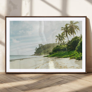 Relaxing Beach Wall Art Canvas Print – Framed Ocean View Art