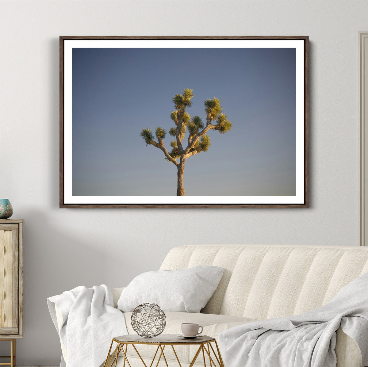 Joshua Tree Wall Art Canvas Print – Framed Southwestern