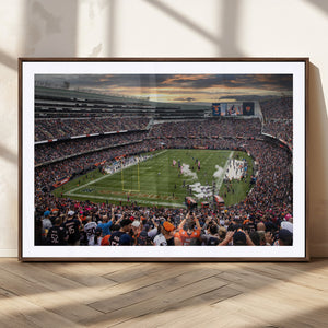 Chicago Bears Soldiers Field Wall Art Canvas Print – Framed