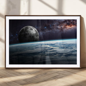 Space and Planet Canvas Print