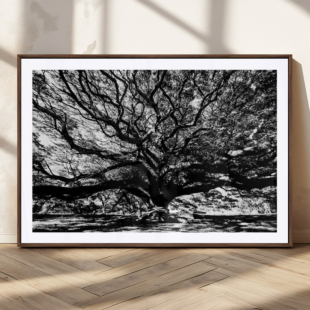Mighty Angel Oak Wall Art | Angel Oak Tree Art Print