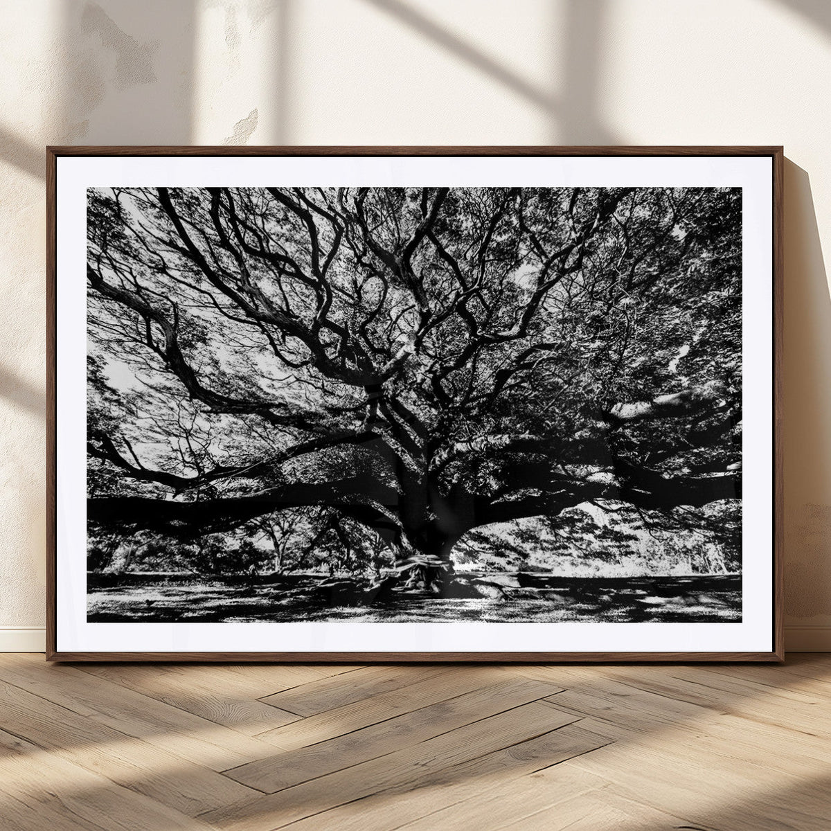 Mighty Angel Oak Wall Art | Angel Oak Tree Art Print