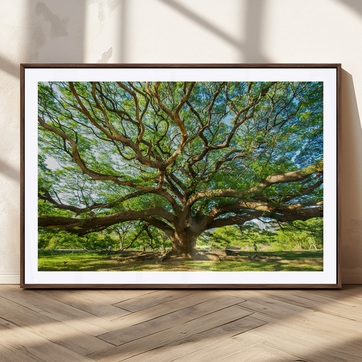 Majestic Oak Tree Wall Art – Serene Nature Canvas Print with