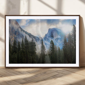 Half Dome Yosemite Calinia Wall Art Canvas Print El Capitan